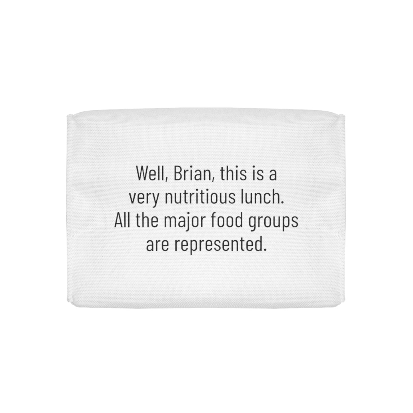 Color Block Logo Lunch (or Breakfast) Bag