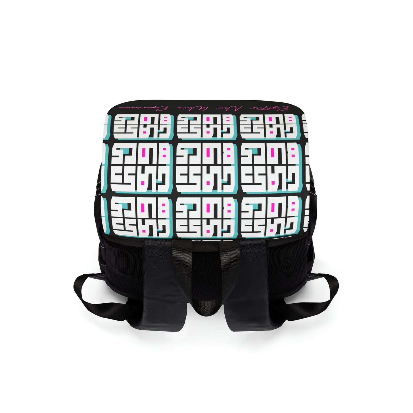 Color Block Logo New Wave Backpack