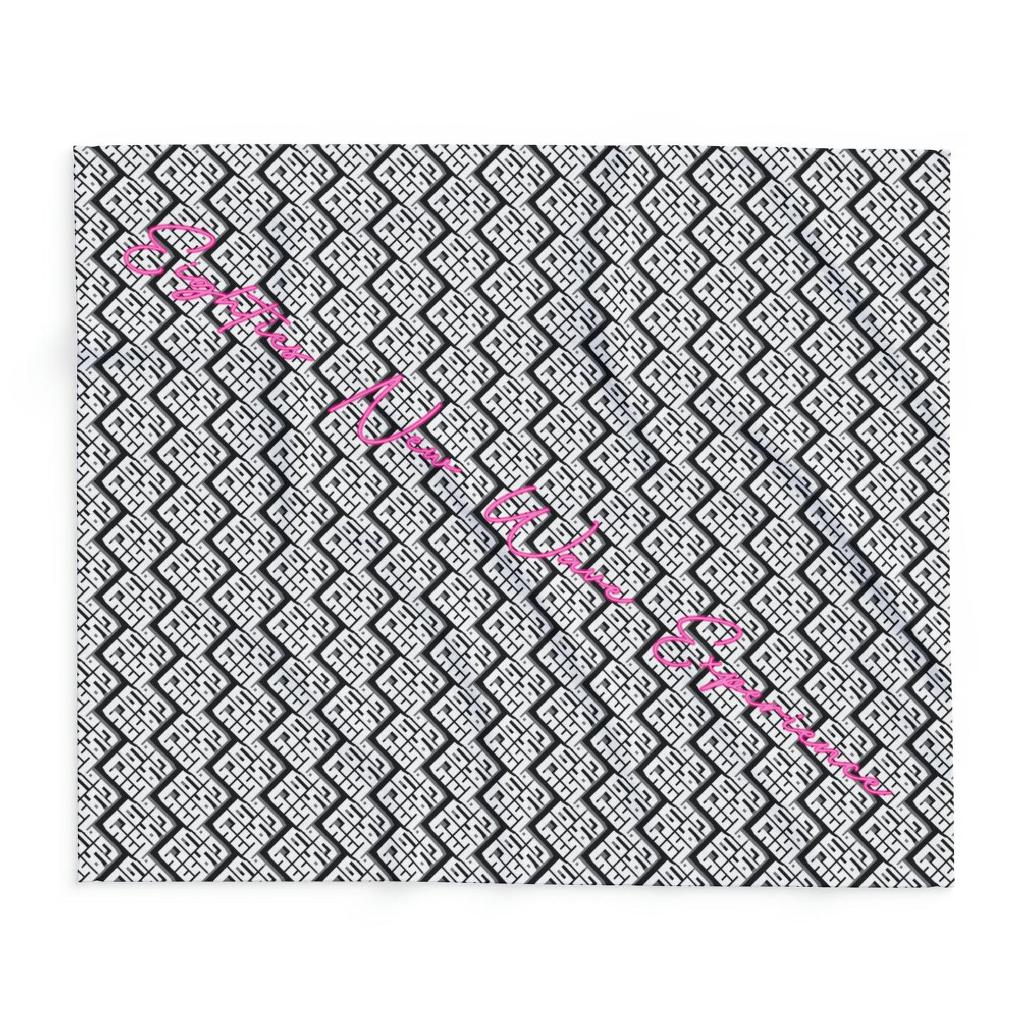 B+W Block Logo New Wave Arctic Fleece Blanket