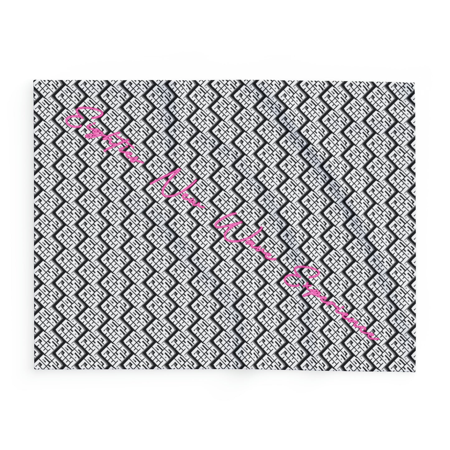 B+W Block Logo New Wave Arctic Fleece Blanket