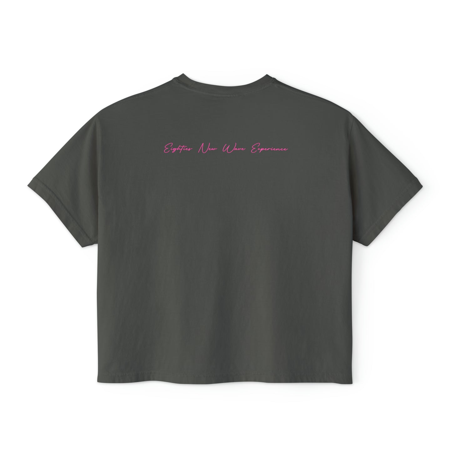 Color Block Logo Women's Retro Boxy T-Shirt