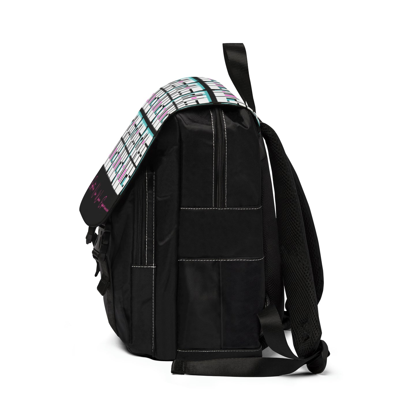 Color Block Logo New Wave Backpack