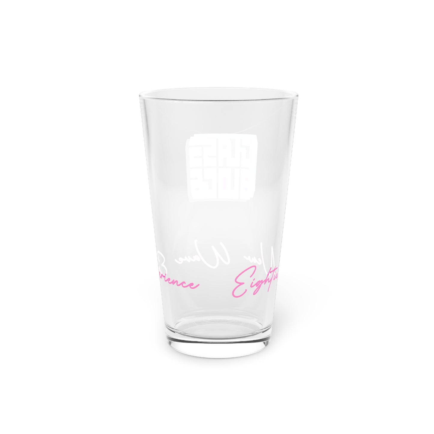 Color Block Logo Pint Glass