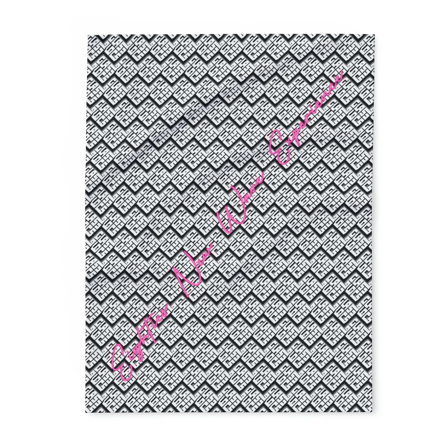 B+W Block Logo New Wave Arctic Fleece Blanket