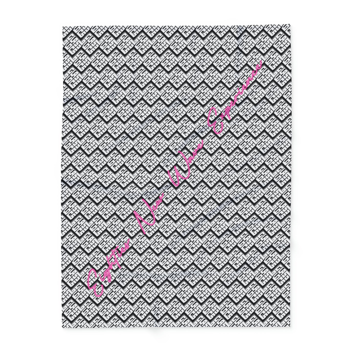 B+W Block Logo New Wave Arctic Fleece Blanket