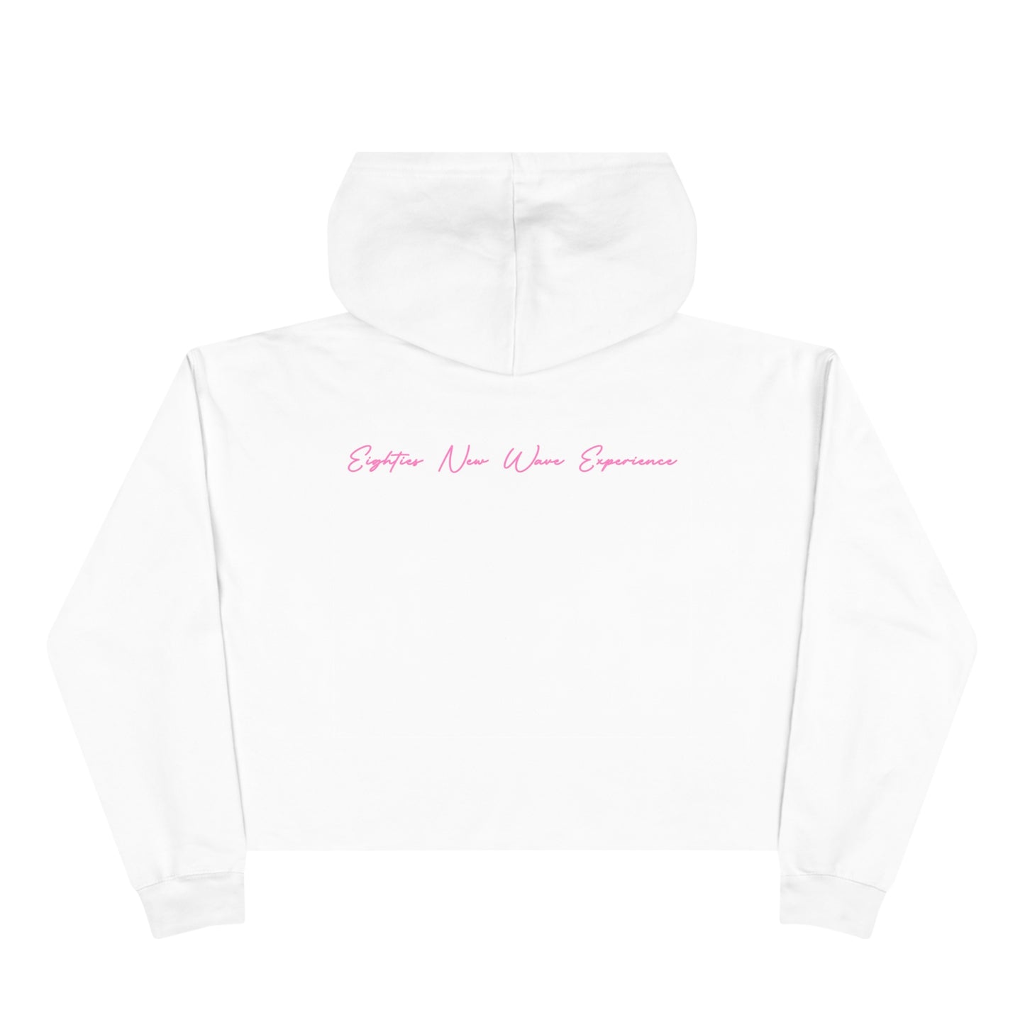 Color Block Logo Crop Hoodie