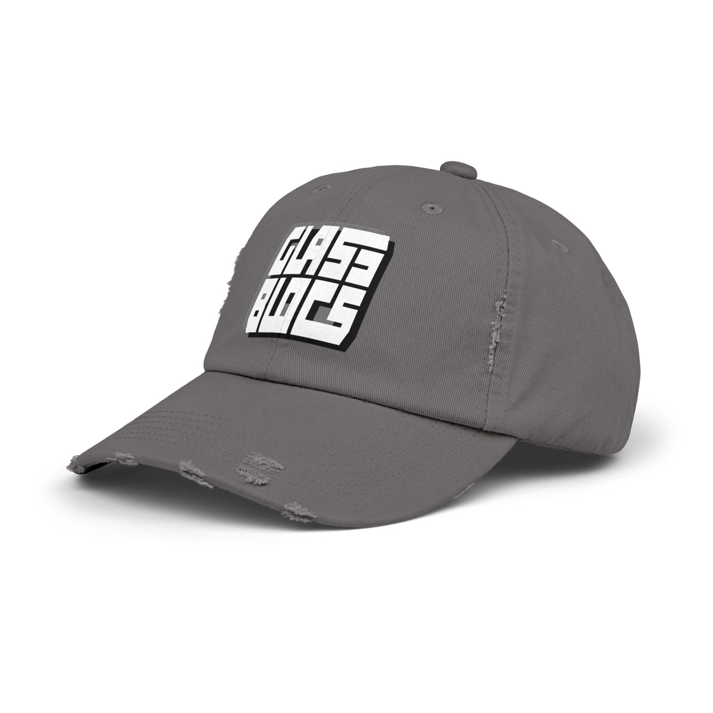 Block Logo Distressed Cap