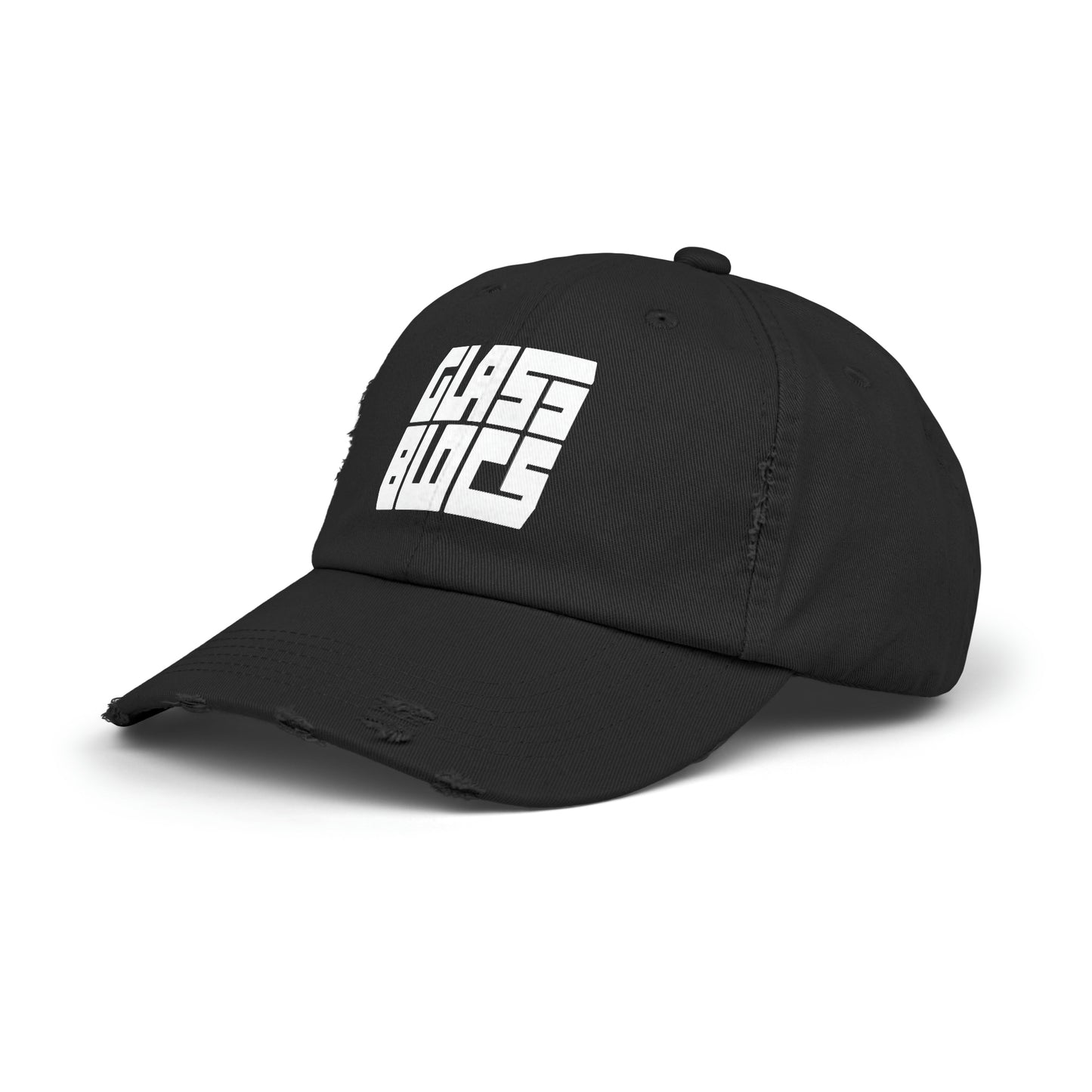 Block Logo Distressed Cap