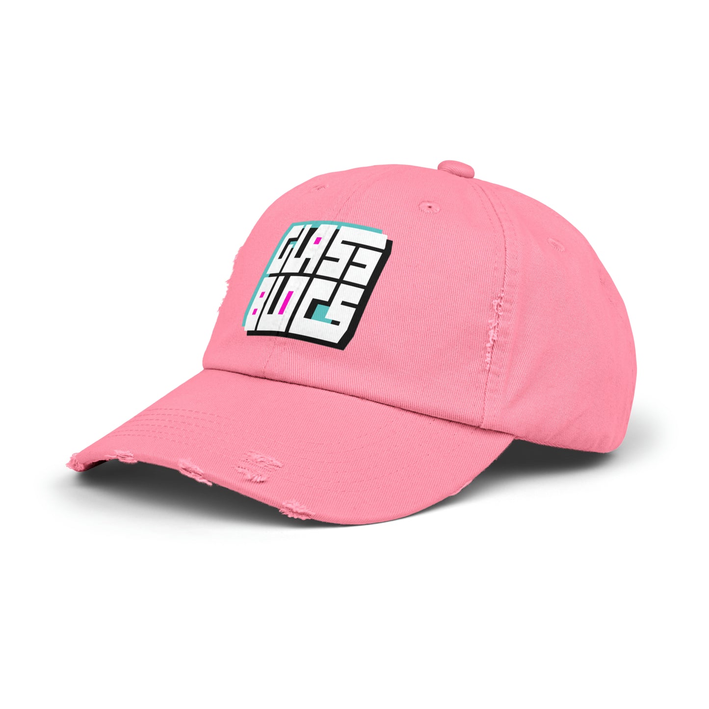 Block Logo Distressed Cap