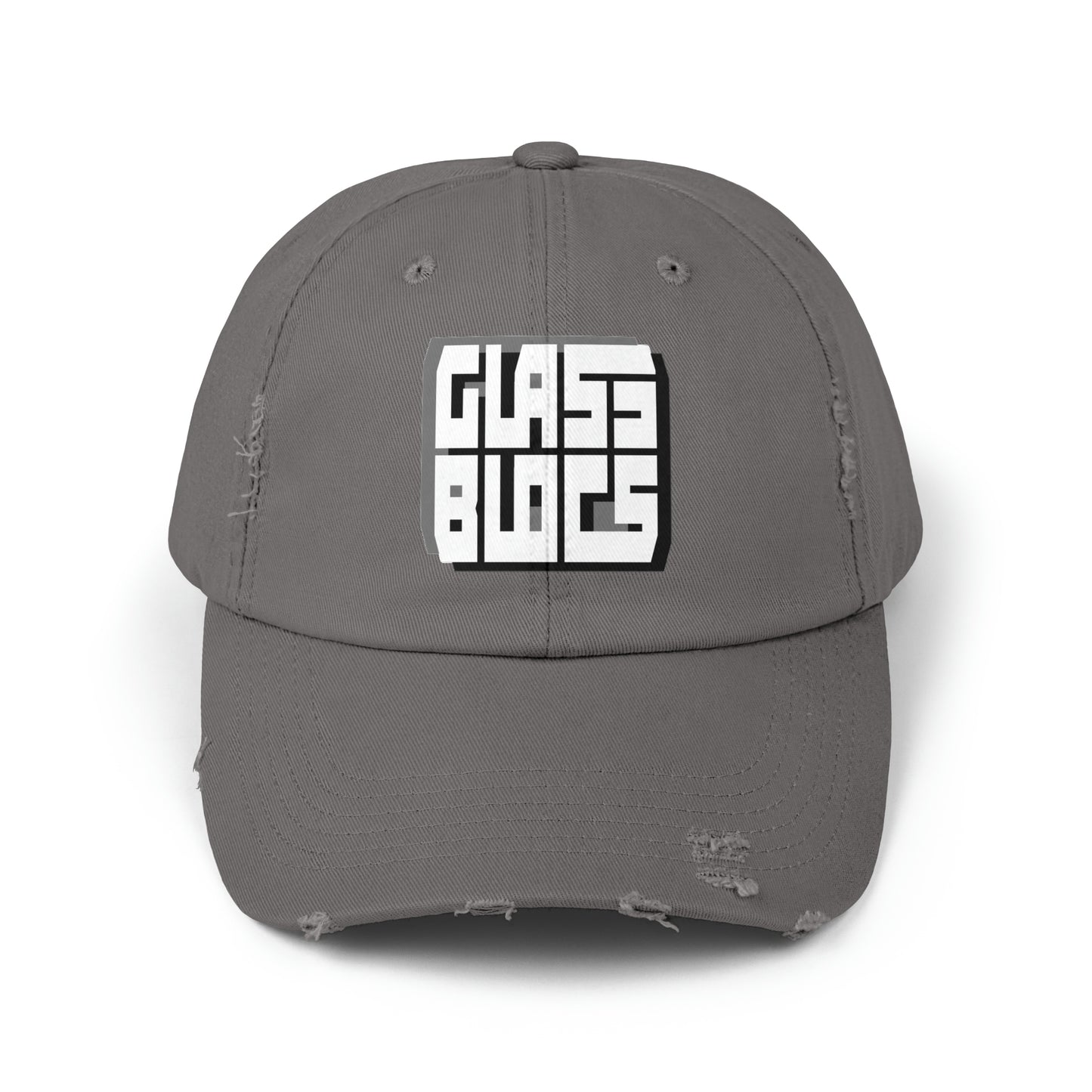 Block Logo Distressed Cap